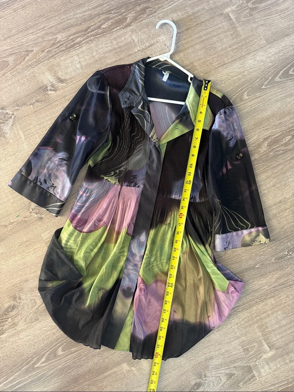 Vintage Lindi Blouse psychedelic BoHo tiedye size small